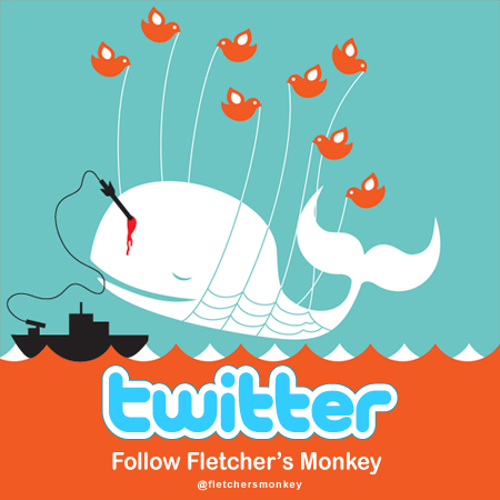twitter 450 px follow icon monkey
